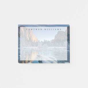 Eis und Schnee Rime Ice im Yosemite-Tal Post-it Klebezettel