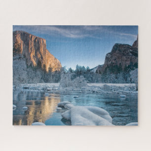 Eis und Schnee   Rime Ice im Yosemite-Tal Puzzle