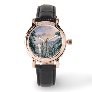 Eis und Schnee Rosengarten, Deutschland Armbanduhr