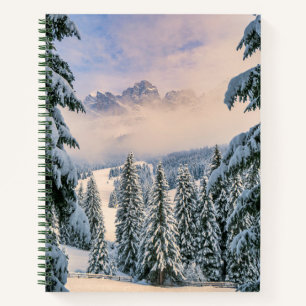 Eis und Schnee   Rosengarten, Deutschland Notizbuch