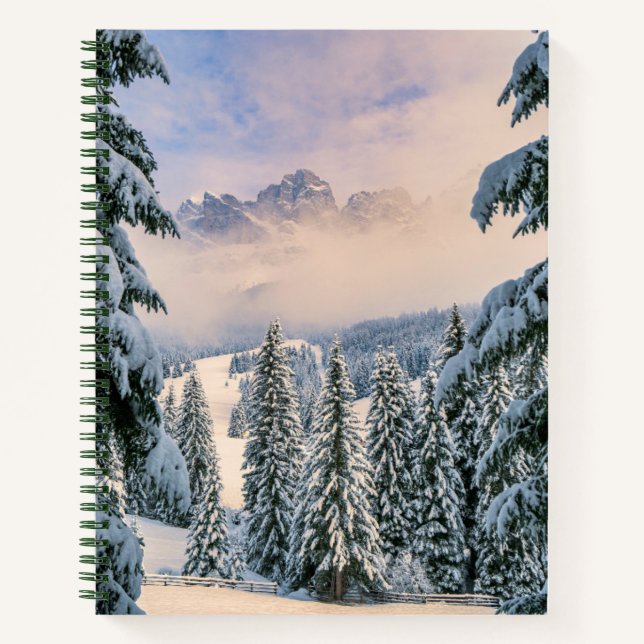 Eis und Schnee | Rosengarten, Deutschland Notizbuch (Vorderseite)