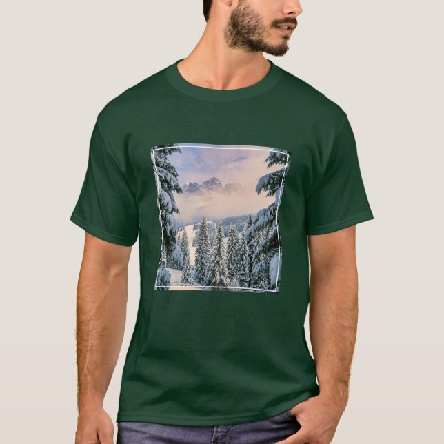 Eis und Schnee | Rosengarten, Deutschland T-Shirt (Vorderseite)