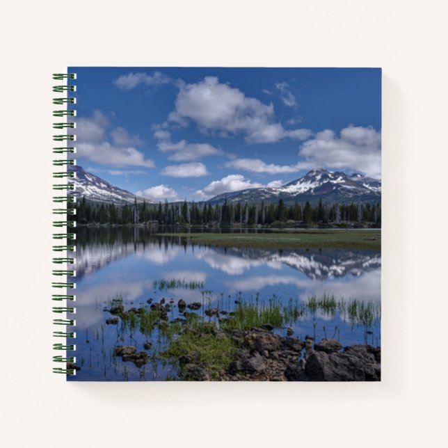 Eis und Schnee | Sparks Lake, Oregon Notizbuch (Vorderseite)