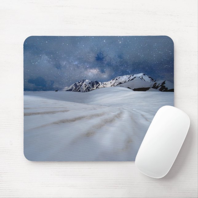 Eis und Schnee | Tateyama-Kurobe, Japan Mousepad (Mit Mouse)
