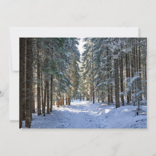 Eis und Schnee Tatra Mountains, Polen Dankeskarte