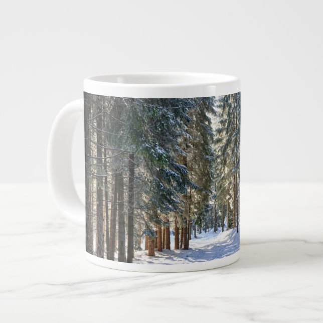 Eis und Schnee | Tatra Mountains, Polen Jumbo-Tasse (Vorderseite Links)