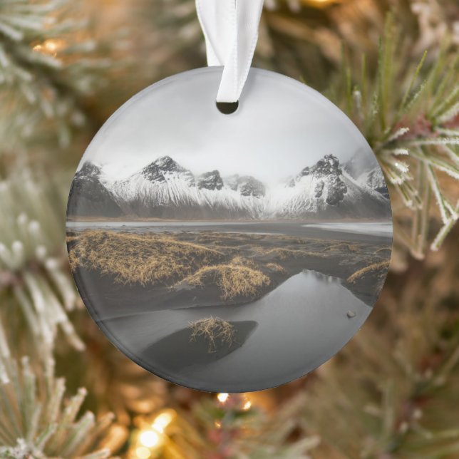 Eis und Schnee | Vestrahorn Mountain, Island Ornament (Baum)