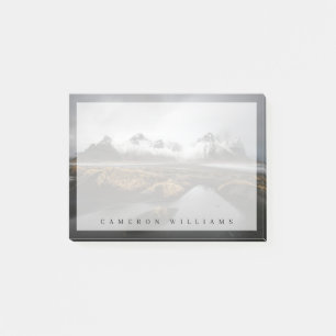 Eis und Schnee   Vestrahorn Mountain, Island Post-it Klebezettel