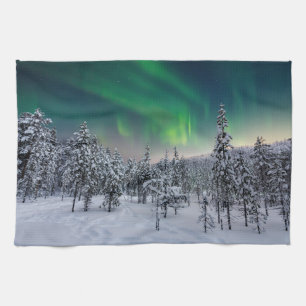 Eis und Schnee   Winterlandschaft, Finnland Geschirrtuch