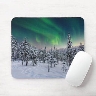 Eis und Schnee Winterlandschaft, Finnland Mousepad