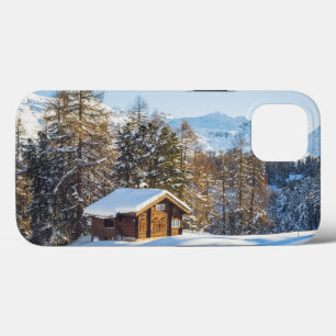 Eis und Schnee Winterlogmelkabine Schweizer Alpe Case-Mate iPhone Hülle