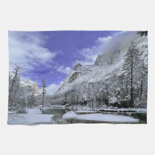 Eis und Schnee   Yosemite National Park Geschirrtuch