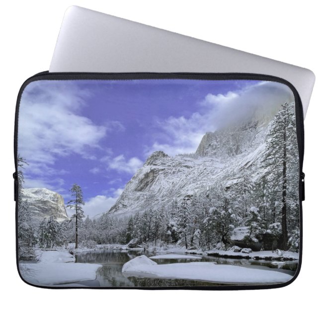 Eis und Schnee | Yosemite National Park Laptopschutzhülle (Vorderseite)