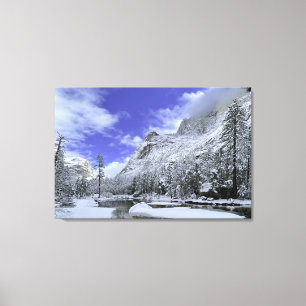 Eis und Schnee Yosemite National Park Leinwanddruck