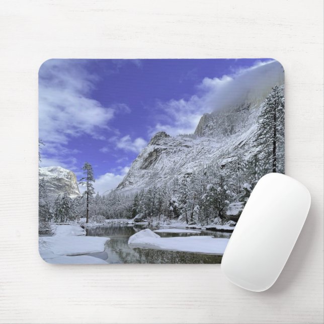 Eis und Schnee | Yosemite National Park Mousepad (Mit Mouse)