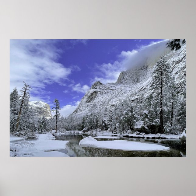 Eis und Schnee | Yosemite National Park Poster (Vorne)