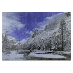 Eis und Schnee   Yosemite National Park Schneidebrett