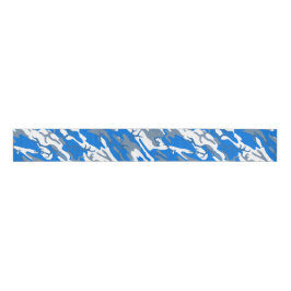 Eis-Wasser-Blau-Camouflage Ripsband