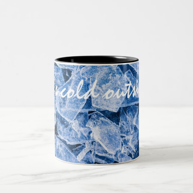 Eis Zweifarbige Tasse (Mittel)