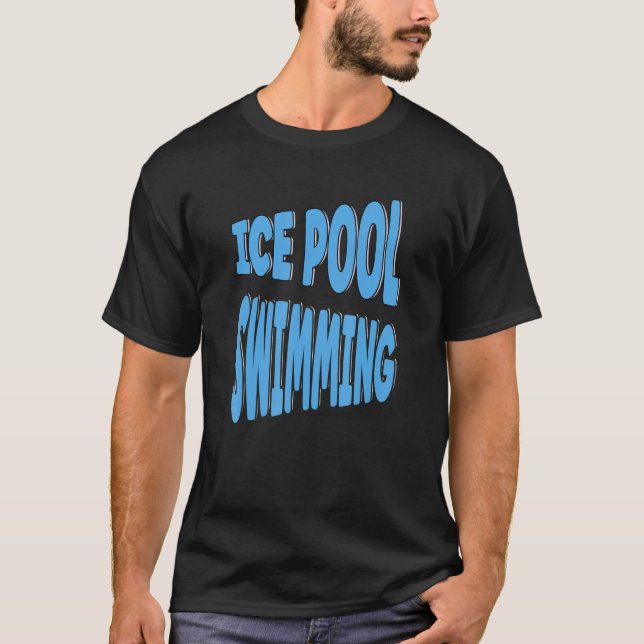 Eisbaden im Eisbecken T-Shirt (Vorderseite)
