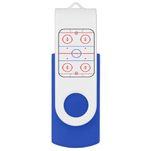 Eisbahn-Diagramm-Hockeyspiel-Art USB Stick