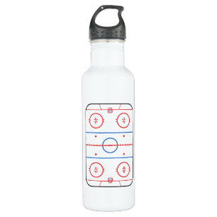 Eisbahn-Diagramm-Hockeyspiel-Begleiter Trinkflasche