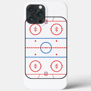 Eisbahn-Diagramm-Hockeyspiel-Entwurf Case-Mate iPhone Hülle