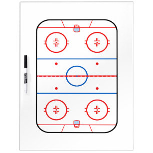 Eisbahn-Diagramm-Hockeyspiel-Entwurf Trockenlöschtafel