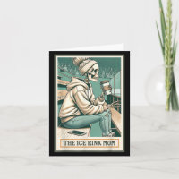 Eisbahn-Mama-Skelett-Karte-Geschenk-Eishockey-Eisl