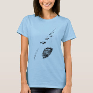 Eisbär-Abdruck-T-Shirt Klima Cange pln lt T-Shirt