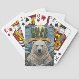Eisbär Arktische Küste POPCUT Spielkarten