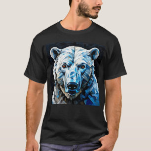 🐻❄️ Eisbär Arktischer Glanz ❄️ Minimal Winter T-Shirt