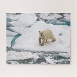 Eisbär auf dem Arktischen Meer Puzzle