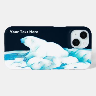 Eisbär auf iPhone Case