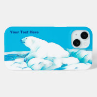 Eisbär auf iPhone Case