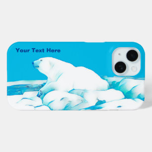 Eisbär auf iPhone Case
