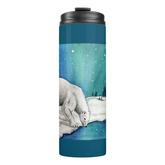 Eisbär Aurora Thermosbecher (Vorderseite)