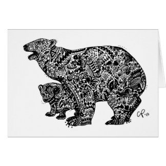 Eisbär ausgedrückt