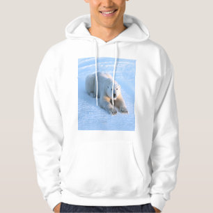 Eisbär-Blau Hoodie