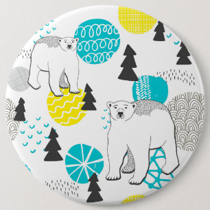 Eisbär Button
