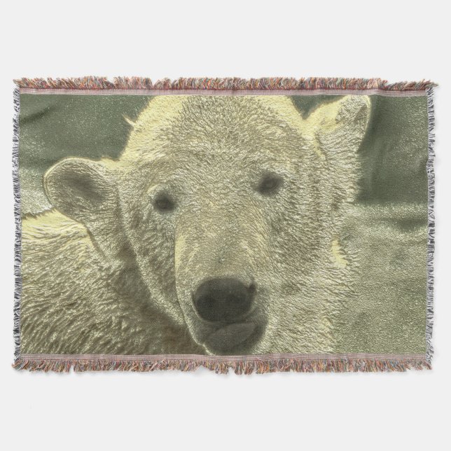 Eisbär Decke (Vorderseite)