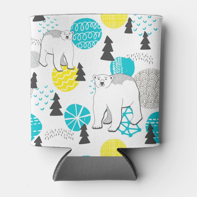 Eisbär Dosenkühler (Vorderseite)