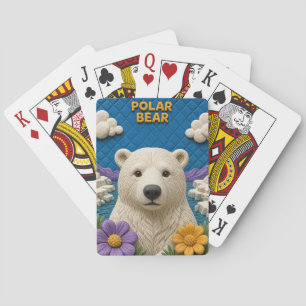Eisbär Eisige Küste Modern KlayKoo Spielkarten
