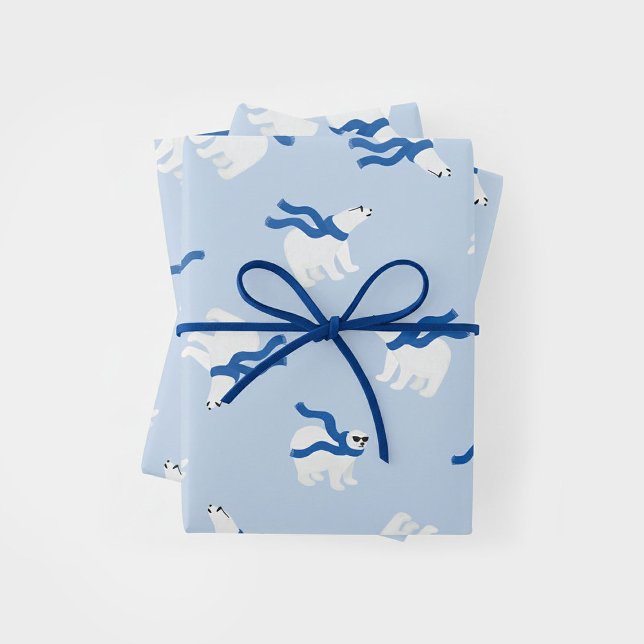 Eisbär-Feiertag Geschenkpapier Set (Von Creator hochgeladen)