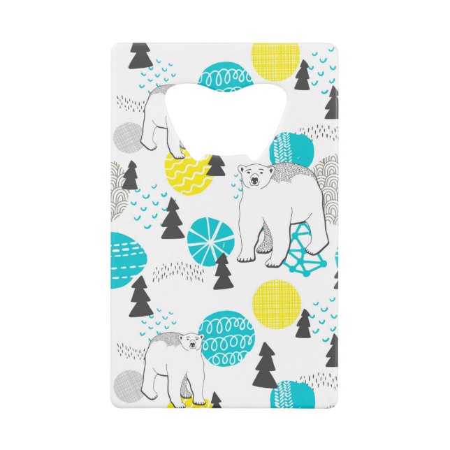 Eisbär Geldbeutel Flaschenöffner (Vorderseite)