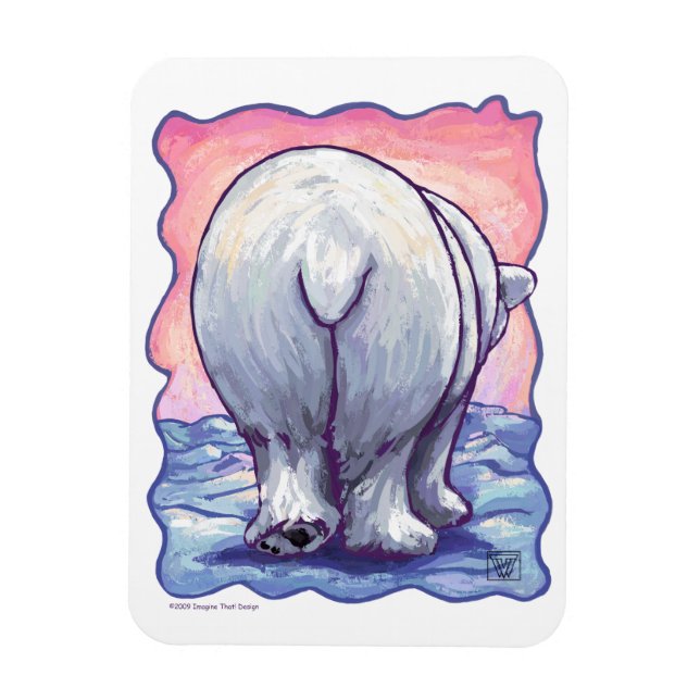 Eisbär Geschenke & Accessoires Magnet (Vertikal)