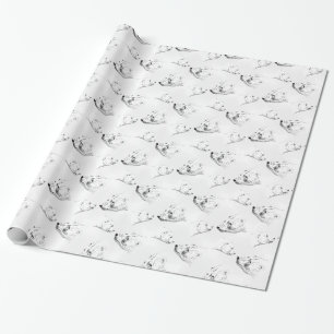 Eisbär Geschenkpapier Bär Weihnachtspapier