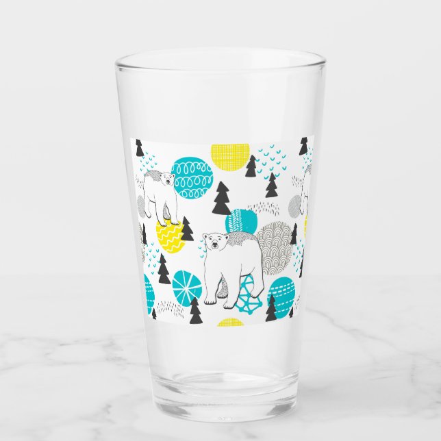 Eisbär Glas (Vorderseite)