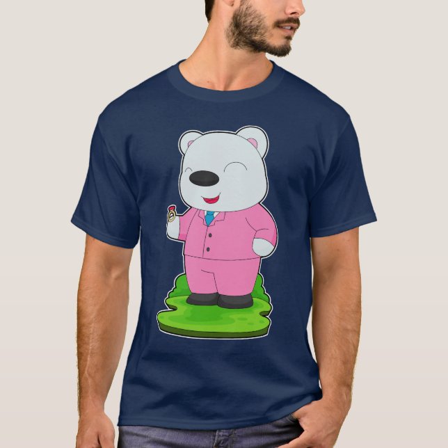 Eisbär Hochzeitsring T-Shirt (Vorderseite)