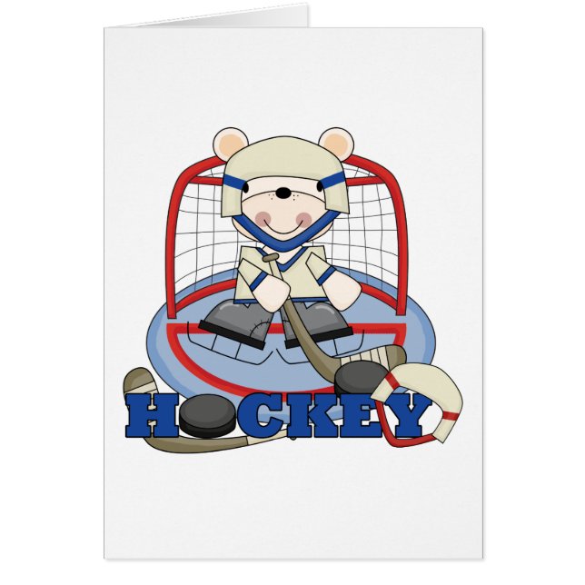 Eisbär-Hockey-Tormann-T-Shirts und Geschenke (Vorne)